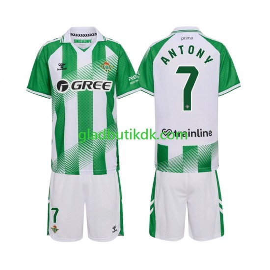 Hjemmebane Trøje Real Betis Anthoy 7 2026-2027 K/Æ Børn(+Shorts)