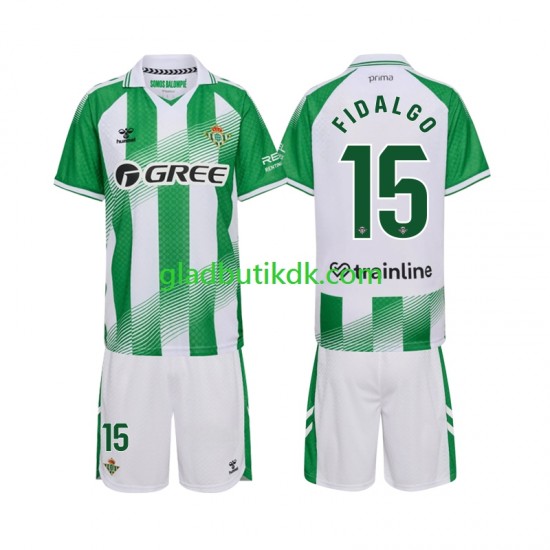 Hjemmebane Trøje Real Betis Fidalgo 15 2026-2027 K/Æ Børn(+Shorts)