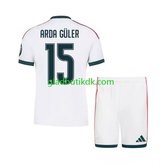Hjemmebane Trøje Real Madrid Arda Guler 15 2026-2027 K/Æ Børn(+Shorts)