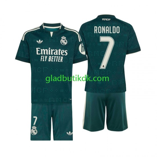 Udebane Trøje Real Madrid Cristiano Ronaldo 7 2026-2027 K/Æ Børn(+Shorts)