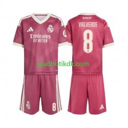 3. Valg Trøje Real Madrid Federico Valverde 8 2026-2027 K/Æ Børn(+Shorts)