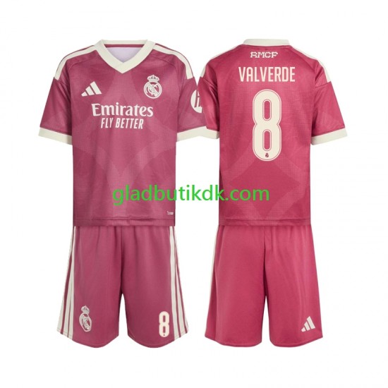 3. Valg Trøje Real Madrid Federico Valverde 8 2026-2027 K/Æ Børn(+Shorts)