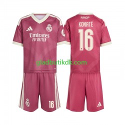 3. Valg Trøje Real Madrid Ibrahima Konate 16 2026-2027 K/Æ Børn(+Shorts)