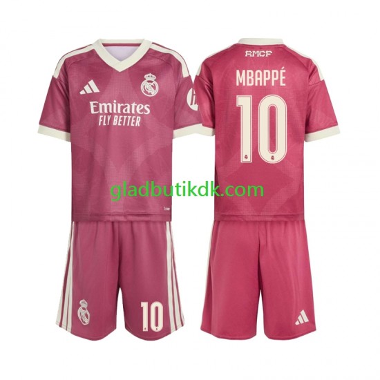 3. Valg Trøje Real Madrid Kylian Mbappe 10 2026-2027 K/Æ Børn(+Shorts)