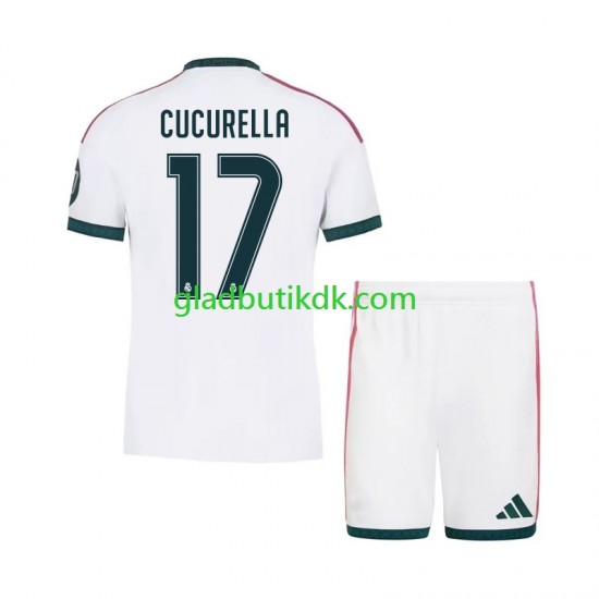 Hjemmebane Trøje Real Madrid Marc Cucurella 17 2026-2027 K/Æ Børn(+Shorts)