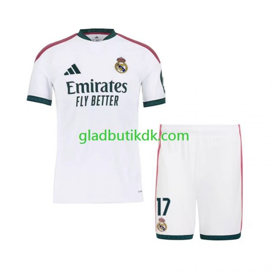 Hjemmebane Trøje Real Madrid Marc Cucurella 17 2026-2027 K/Æ Børn(+Shorts)