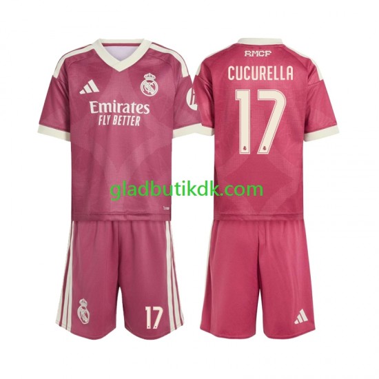3. Valg Trøje Real Madrid Marc Cucurella 17 2026-2027 K/Æ Børn(+Shorts)