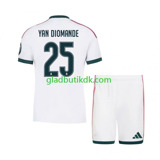 Hjemmebane Trøje Real Madrid Yan Diomande 25 2026-2027 K/Æ Børn(+Shorts)