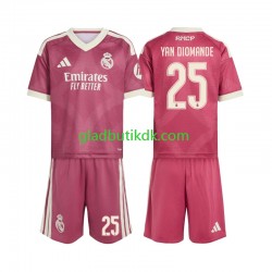 3. Valg Trøje Real Madrid Yan Diomande 25 2026-2027 K/Æ Børn(+Shorts)