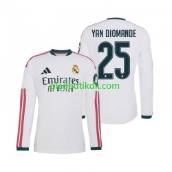 Hjemmebane Trøje Real Madrid Yan Diomande 25 2026-2027 L/Æ Mænd