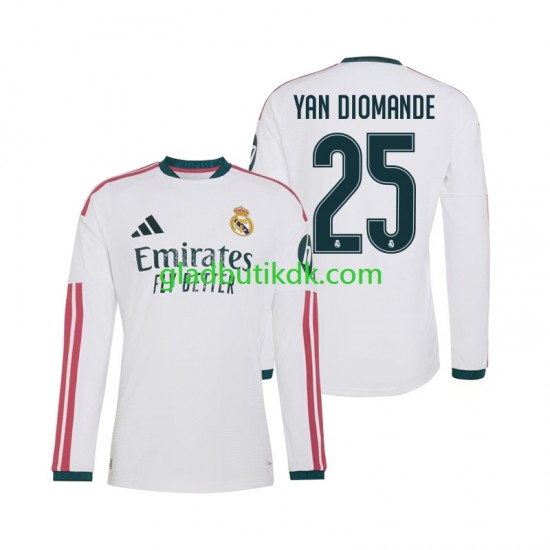 Hjemmebane Trøje Real Madrid Yan Diomande 25 2026-2027 L/Æ Mænd