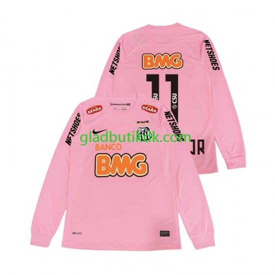 4. Valg Trøje Santos Neymar JR 11 Retro 2012 2013 L/Æ Mænd