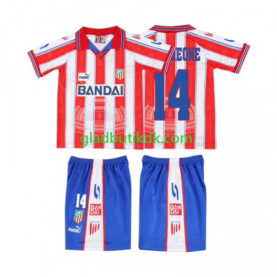 Hjemmebane Trøje Sporting CP SIMEONE 14 Retro 1996 1997 K/Æ Børn(+Shorts)