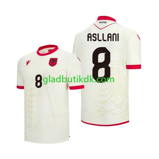 Udebane Trøje Albanien Kristjan Asllani 8 World Cup 2026 K/Æ Mænd