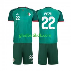 Udebane Trøje Algeriet Ibrahim Maza 22 2026 K/Æ Børn(+Shorts)