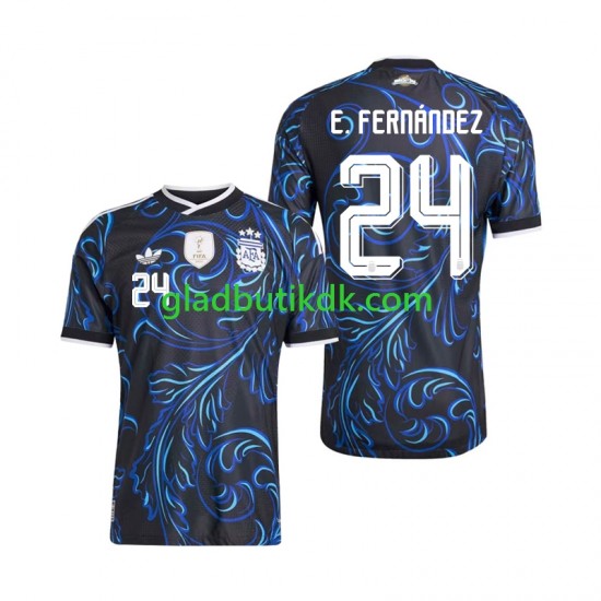 Udebane Trøje Argentina Enzo Fernandez 24 World Cup 2026 K/Æ Mænd