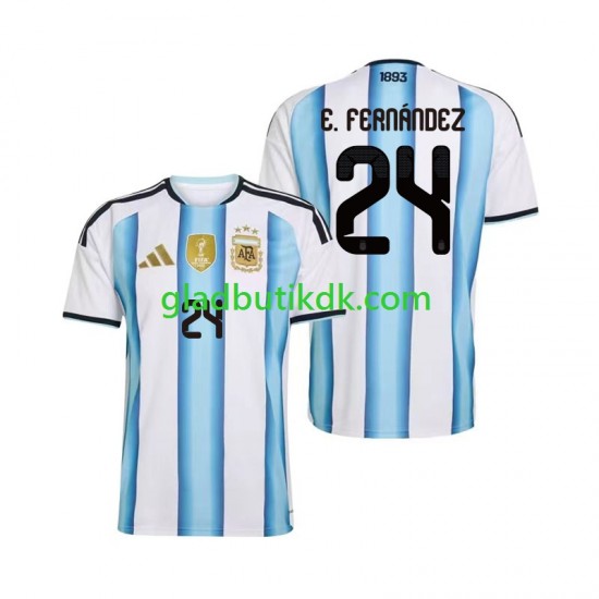 Hjemmebane Trøje Argentina Enzo Fernandez 24 World Cup 2026 K/Æ Mænd