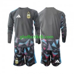 Hjemmebane Trøje Argentina Målmand World Cup 2026 L/Æ Børn(+Shorts)