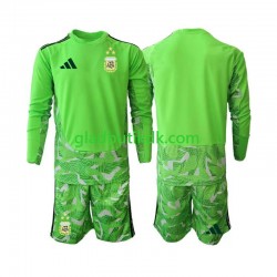 3. Valg Trøje Argentina Målmand World Cup 2026 L/Æ Børn(+Shorts)