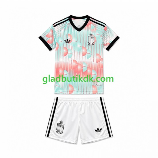 Udebane Trøje Belgien World Cup 2026 K/Æ Børn(+Shorts)