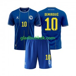 Hjemmebane Trøje Bosnien-Hercegovina Ermedin Demirovic 10 World Cup 2026 K/Æ Børn(+Shorts)