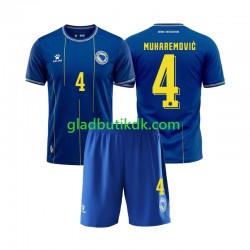 Hjemmebane Trøje Bosnien-Hercegovina Tarik Muharemovic 4 World Cup 2026 K/Æ Børn(+Shorts)
