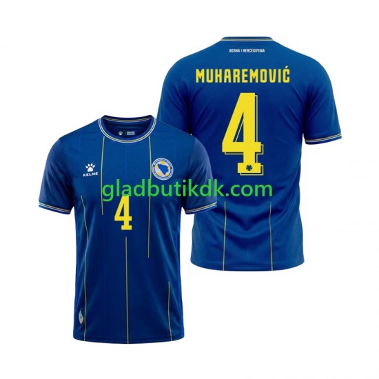 Hjemmebane Trøje Bosnien-Hercegovina Tarik Muharemovic 4 World Cup 2026 K/Æ Mænd