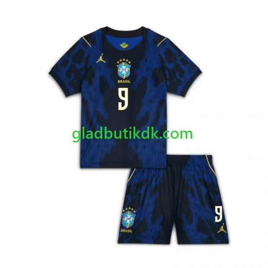 Udebane Trøje Brasilien Matheus Cunha 9 Chidlren World Cup 2026 K/Æ