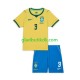 Hjemmebane Trøje Brasilien Matheus Cunha 9 Chidlren World Cup 2026 K/Æ