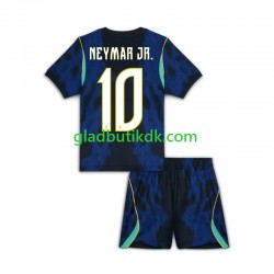 Udebane Trøje Brasilien Neymar JR 10 World Cup 2026 K/Æ Børn(+Shorts)