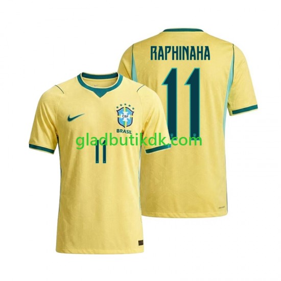 Hjemmebane Trøje Brasilien Raphinha 11 World Cup 2026 K/Æ Mænd