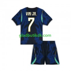 Udebane Trøje Brasilien Vinicius Junior 7 World Cup 2026 K/Æ Børn(+Shorts)