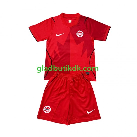 Hjemmebane Trøje Canada World Cup 2026 K/Æ Børn(+Shorts)
