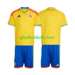 Hjemmebane Trøje Colombia World Cup 2026 K/Æ Børn(+Shorts)