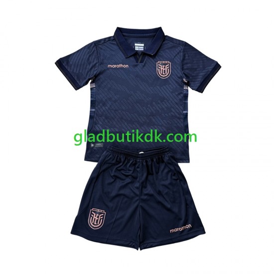 Udebane Trøje Ecuador World Cup 2026 K/Æ Børn(+Shorts)