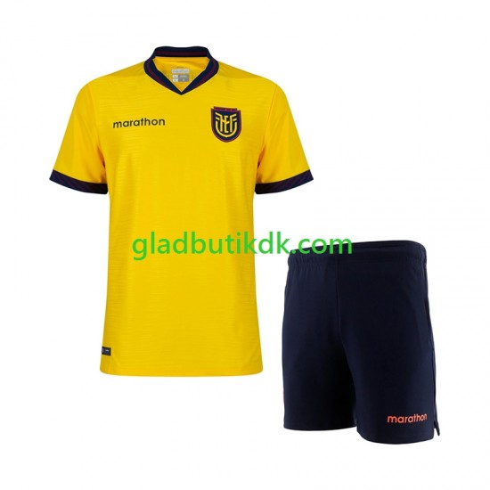 Hjemmebane Trøje Ecuador World Cup 2026 K/Æ Børn(+Shorts)