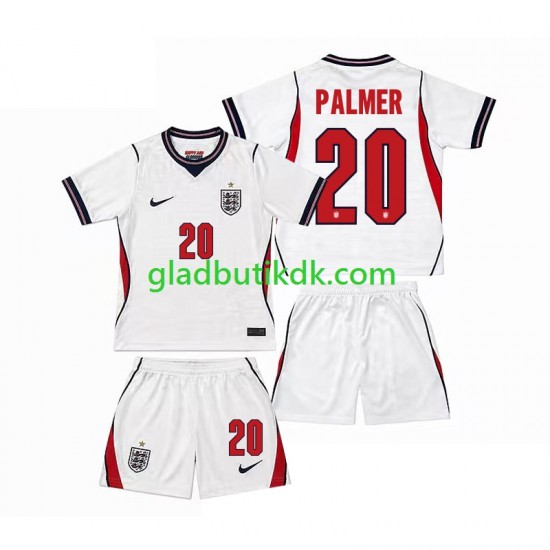 Hjemmebane Trøje England Cole Palmer 20 World Cup 2026 K/Æ Børn(+Shorts)