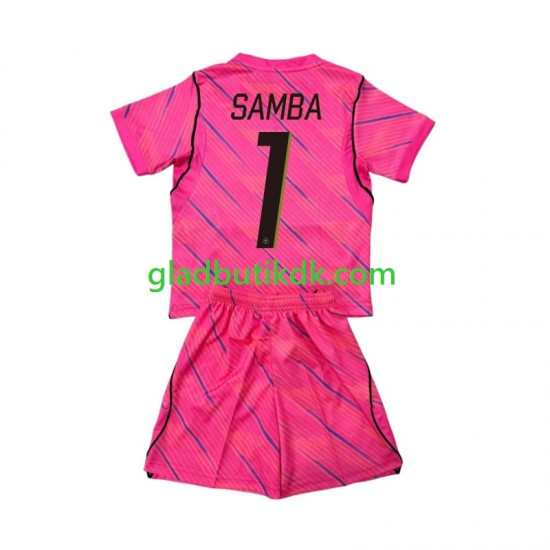 Udebane Trøje Frankrig Målmand Brice Samba 1 World Cup 2026 K/Æ Børn(+Shorts)