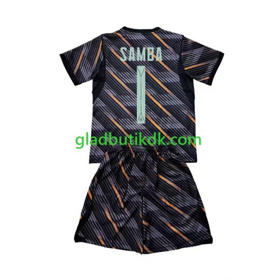 Hjemmebane Trøje Frankrig Målmand Brice Samba 1 World Cup 2026 K/Æ Børn(+Shorts)