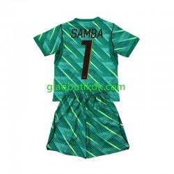 3. Valg Trøje Frankrig Målmand Brice Samba 1 World Cup 2026 K/Æ Børn(+Shorts)