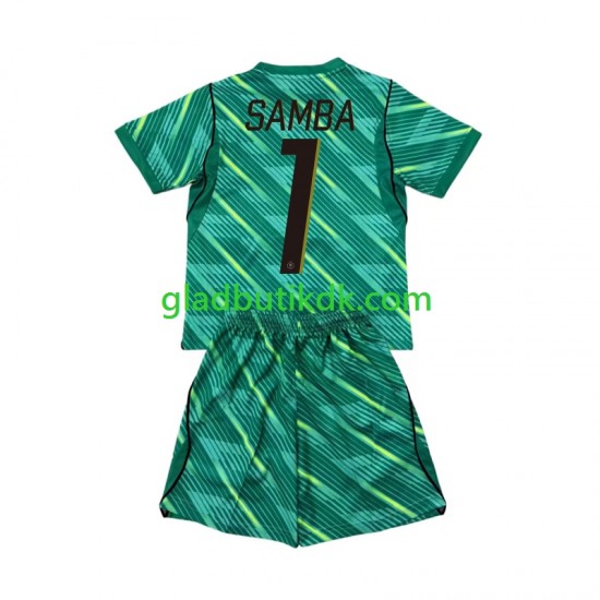 3. Valg Trøje Frankrig Målmand Brice Samba 1 World Cup 2026 K/Æ Børn(+Shorts)