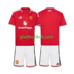Hjemmebane Trøje Manchester United 2026-2027 K/Æ Børn(+Shorts)