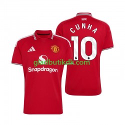 Hjemmebane Trøje Manchester United Matheus Cunha 10 2026-2027 K/Æ Mænd
