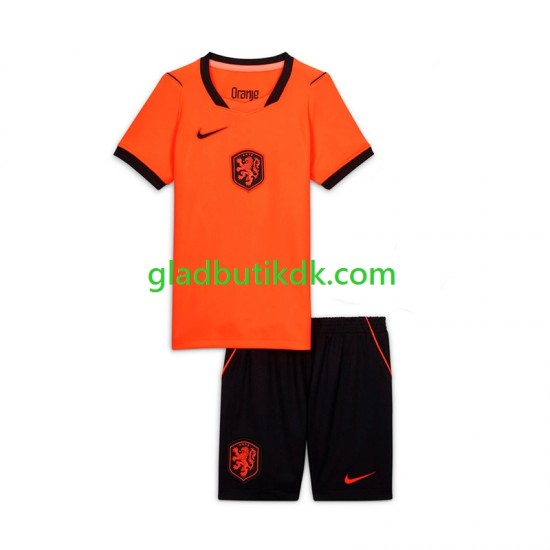 Hjemmebane Trøje Holland World Cup 2026 K/Æ Børn(+Shorts)