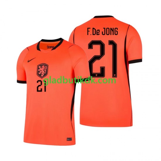 Hjemmebane Trøje Holland Frenkie de Jong 21 World Cup 2026 K/Æ Mænd