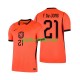 Hjemmebane Trøje Holland Frenkie de Jong 21 World Cup 2026 K/Æ Mænd