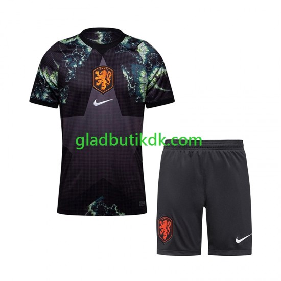 Udebane Trøje Holland Målmand World Cup 2026 K/Æ Børn(+Shorts)