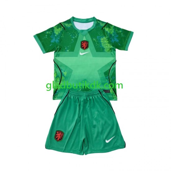 3. Valg Trøje Holland Målmand World Cup 2026 K/Æ Børn(+Shorts)