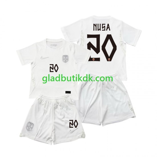 3. Valg Trøje Norge Antonio NUSA 20 World Cup 2026 K/Æ Børn(+Shorts)