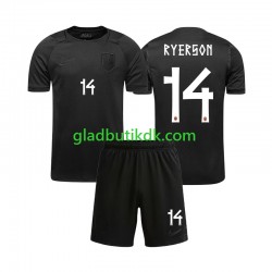 Udebane Trøje Norge Julian Ryerson 14 World Cup 2026 K/Æ Børn(+Shorts)